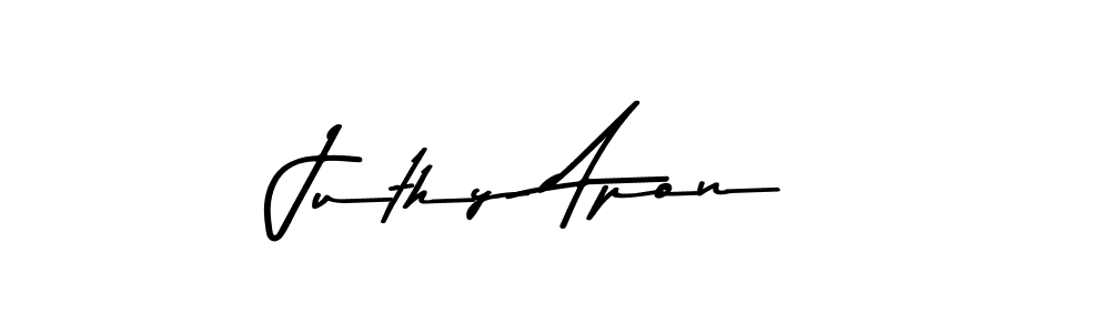 You can use this online signature creator to create a handwritten signature for the name Juthy Apon. This is the best online autograph maker. Juthy Apon signature style 9 images and pictures png