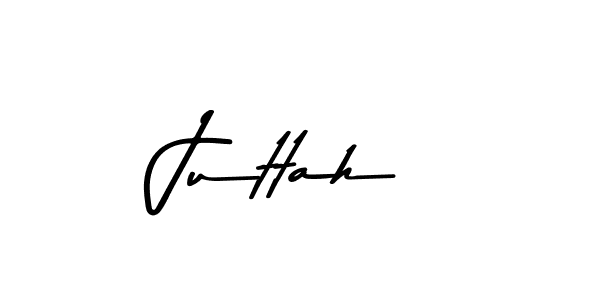 You should practise on your own different ways (Asem Kandis PERSONAL USE) to write your name (Juttah) in signature. don't let someone else do it for you. Juttah signature style 9 images and pictures png