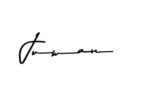 Create a beautiful signature design for name Juwan. With this signature (Asem Kandis PERSONAL USE) fonts, you can make a handwritten signature for free. Juwan signature style 9 images and pictures png