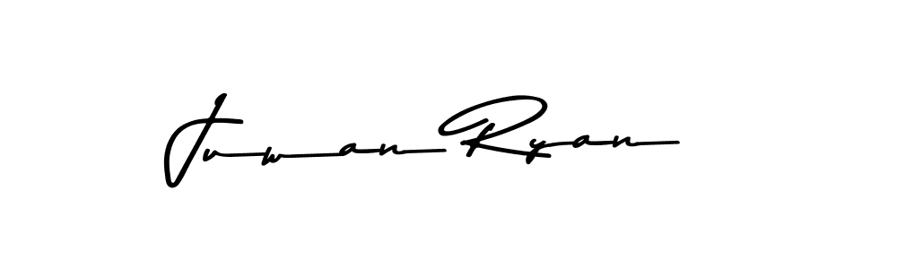 Also You can easily find your signature by using the search form. We will create Juwan Ryan name handwritten signature images for you free of cost using Asem Kandis PERSONAL USE sign style. Juwan Ryan signature style 9 images and pictures png