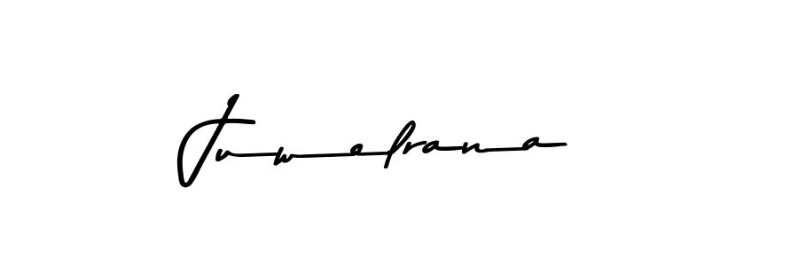 Design your own signature with our free online signature maker. With this signature software, you can create a handwritten (Asem Kandis PERSONAL USE) signature for name Juwelrana. Juwelrana signature style 9 images and pictures png