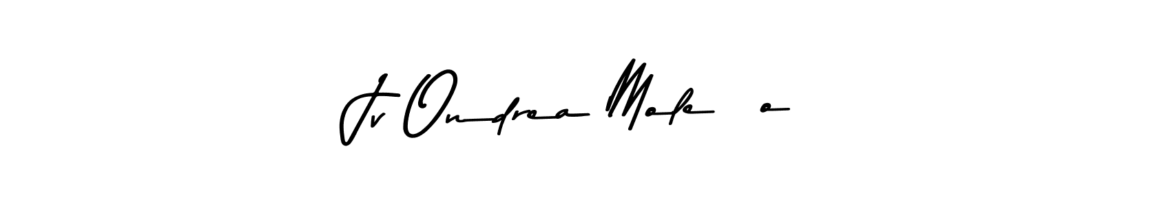 Make a beautiful signature design for name Jv Ondrea Moleño. With this signature (Asem Kandis PERSONAL USE) style, you can create a handwritten signature for free. Jv Ondrea Moleño signature style 9 images and pictures png