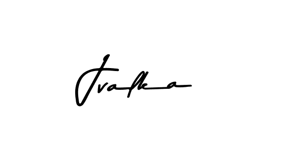 Create a beautiful signature design for name Jvalka. With this signature (Asem Kandis PERSONAL USE) fonts, you can make a handwritten signature for free. Jvalka signature style 9 images and pictures png