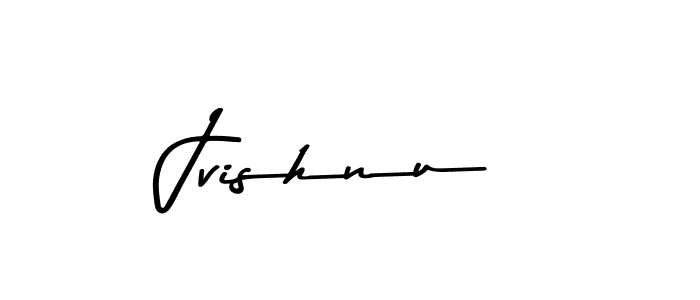 Make a beautiful signature design for name Jvishnu. With this signature (Asem Kandis PERSONAL USE) style, you can create a handwritten signature for free. Jvishnu signature style 9 images and pictures png