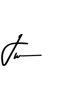 Design your own signature with our free online signature maker. With this signature software, you can create a handwritten (Asem Kandis PERSONAL USE) signature for name Jw. Jw signature style 9 images and pictures png