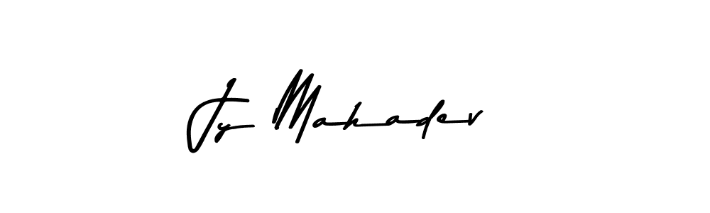 Also we have Jy Mahadev name is the best signature style. Create professional handwritten signature collection using Asem Kandis PERSONAL USE autograph style. Jy Mahadev signature style 9 images and pictures png
