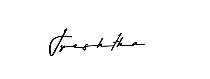 How to make Jyeshtha name signature. Use Asem Kandis PERSONAL USE style for creating short signs online. This is the latest handwritten sign. Jyeshtha signature style 9 images and pictures png