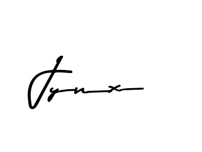 Make a beautiful signature design for name Jynx. With this signature (Asem Kandis PERSONAL USE) style, you can create a handwritten signature for free. Jynx signature style 9 images and pictures png