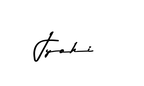 Create a beautiful signature design for name Jyohi. With this signature (Asem Kandis PERSONAL USE) fonts, you can make a handwritten signature for free. Jyohi signature style 9 images and pictures png