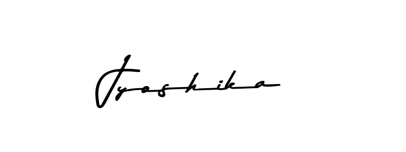 How to make Jyoshika name signature. Use Asem Kandis PERSONAL USE style for creating short signs online. This is the latest handwritten sign. Jyoshika signature style 9 images and pictures png