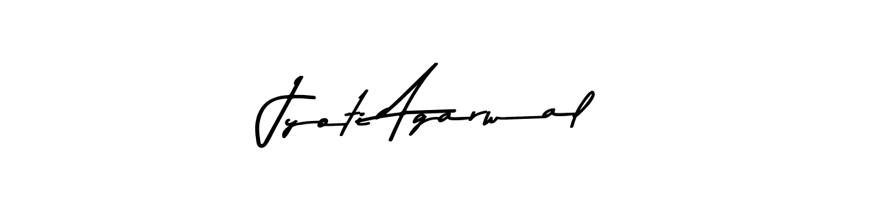 Use a signature maker to create a handwritten signature online. With this signature software, you can design (Asem Kandis PERSONAL USE) your own signature for name Jyoti Agarwal. Jyoti Agarwal signature style 9 images and pictures png