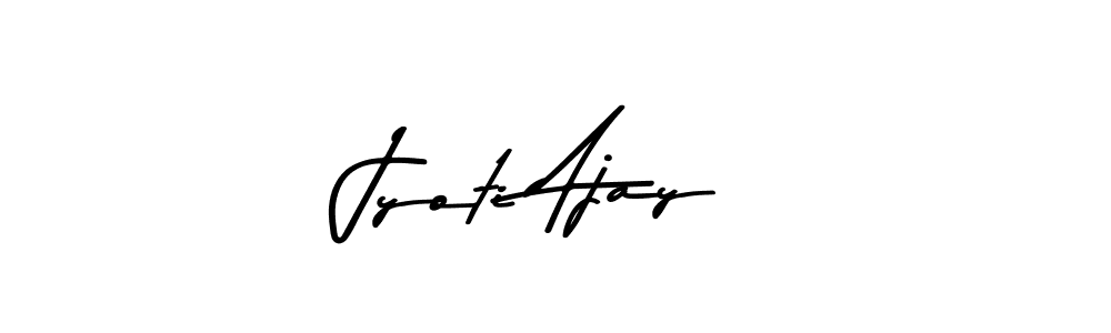 Use a signature maker to create a handwritten signature online. With this signature software, you can design (Asem Kandis PERSONAL USE) your own signature for name Jyoti Ajay. Jyoti Ajay signature style 9 images and pictures png