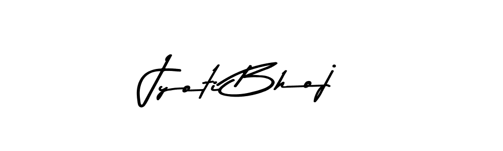 Similarly Asem Kandis PERSONAL USE is the best handwritten signature design. Signature creator online .You can use it as an online autograph creator for name Jyoti Bhoj. Jyoti Bhoj signature style 9 images and pictures png