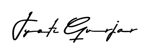 Download transparent PNG signature for name Jyoti Gurjar styled with Asem Kandis PERSONAL USE font. Ready to paste directly into PDF and Word agreements. Jyoti Gurjar signature style 9 images and pictures png