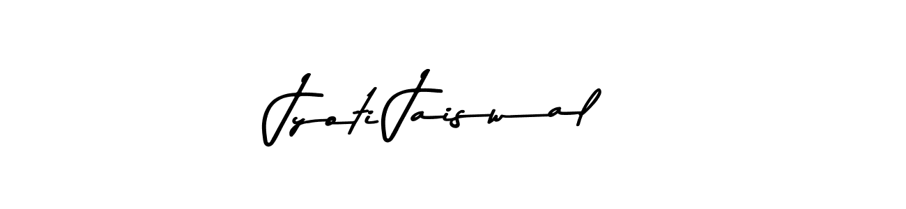 Make a beautiful signature design for name Jyoti Jaiswal. With this signature (Asem Kandis PERSONAL USE) style, you can create a handwritten signature for free. Jyoti Jaiswal signature style 9 images and pictures png