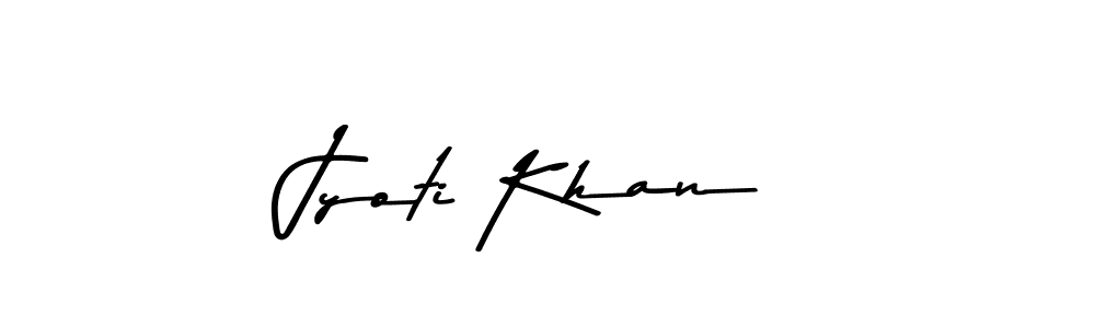 Design your own signature with our free online signature maker. With this signature software, you can create a handwritten (Asem Kandis PERSONAL USE) signature for name Jyoti Khan. Jyoti Khan signature style 9 images and pictures png