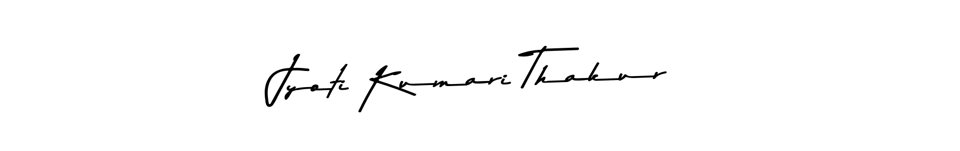 Make a beautiful signature design for name Jyoti Kumari Thakur. With this signature (Asem Kandis PERSONAL USE) style, you can create a handwritten signature for free. Jyoti Kumari Thakur signature style 9 images and pictures png