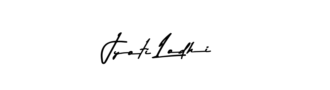 Create a beautiful signature design for name Jyoti Lodhi. With this signature (Asem Kandis PERSONAL USE) fonts, you can make a handwritten signature for free. Jyoti Lodhi signature style 9 images and pictures png