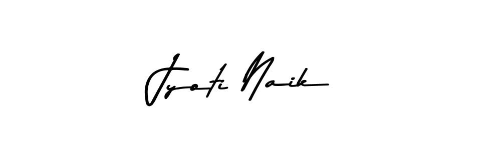 Create a beautiful signature design for name Jyoti Naik. With this signature (Asem Kandis PERSONAL USE) fonts, you can make a handwritten signature for free. Jyoti Naik signature style 9 images and pictures png