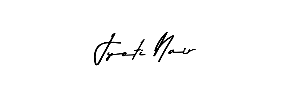 Similarly Asem Kandis PERSONAL USE is the best handwritten signature design. Signature creator online .You can use it as an online autograph creator for name Jyoti Nair. Jyoti Nair signature style 9 images and pictures png