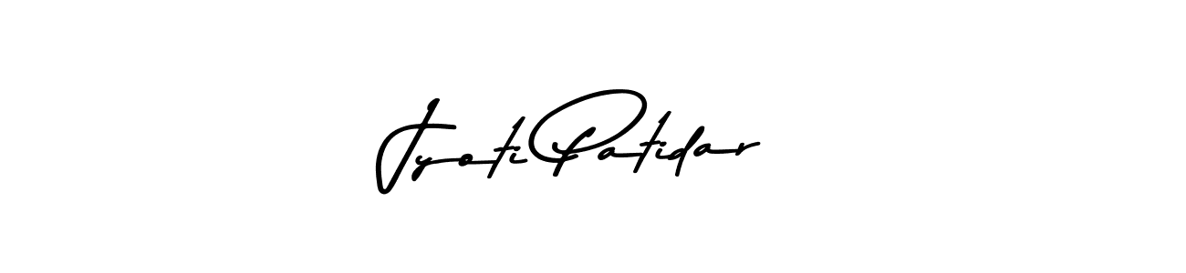 The best way (Asem Kandis PERSONAL USE) to make a short signature is to pick only two or three words in your name. The name Jyoti Patidar include a total of six letters. For converting this name. Jyoti Patidar signature style 9 images and pictures png