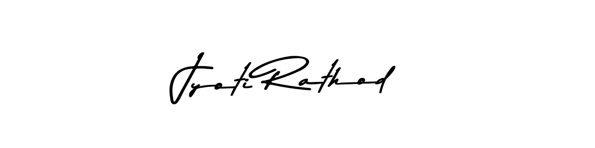 Design your own signature with our free online signature maker. With this signature software, you can create a handwritten (Asem Kandis PERSONAL USE) signature for name Jyoti Rathod. Jyoti Rathod signature style 9 images and pictures png