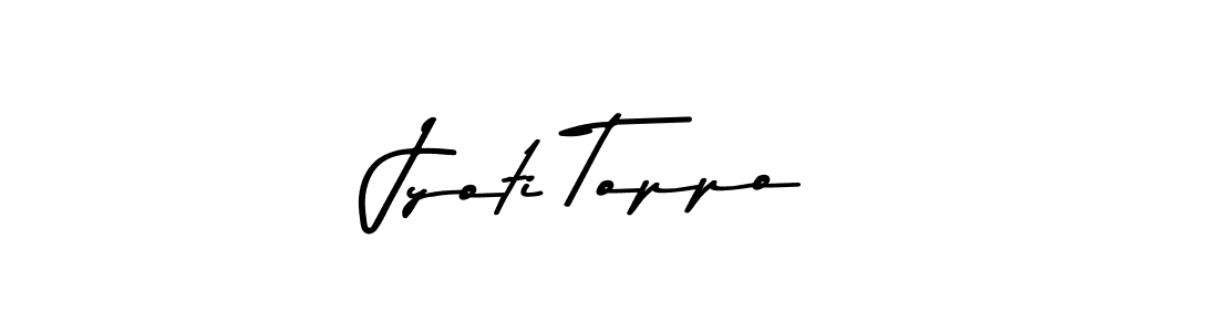 The best way (Asem Kandis PERSONAL USE) to make a short signature is to pick only two or three words in your name. The name Jyoti Toppo include a total of six letters. For converting this name. Jyoti Toppo signature style 9 images and pictures png