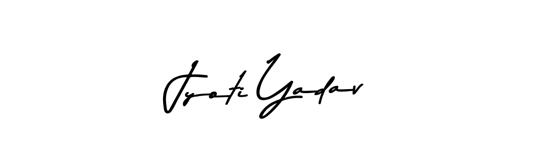 Design your own signature with our free online signature maker. With this signature software, you can create a handwritten (Asem Kandis PERSONAL USE) signature for name Jyoti Yadav. Jyoti Yadav signature style 9 images and pictures png
