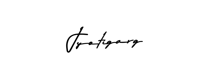 Jyotigarg stylish signature style. Best Handwritten Sign (Asem Kandis PERSONAL USE) for my name. Handwritten Signature Collection Ideas for my name Jyotigarg. Jyotigarg signature style 9 images and pictures png