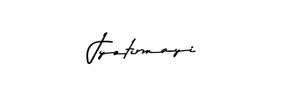 How to make Jyotirmayi name signature. Use Asem Kandis PERSONAL USE style for creating short signs online. This is the latest handwritten sign. Jyotirmayi signature style 9 images and pictures png