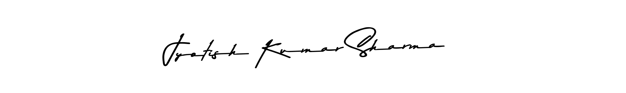 Create a beautiful signature design for name Jyotish Kumar Sharma. With this signature (Asem Kandis PERSONAL USE) fonts, you can make a handwritten signature for free. Jyotish Kumar Sharma signature style 9 images and pictures png