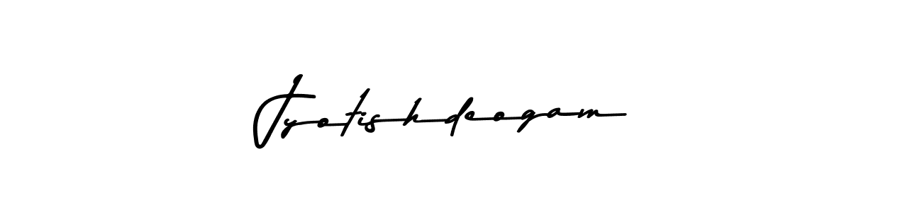 Jyotishdeogam stylish signature style. Best Handwritten Sign (Asem Kandis PERSONAL USE) for my name. Handwritten Signature Collection Ideas for my name Jyotishdeogam. Jyotishdeogam signature style 9 images and pictures png