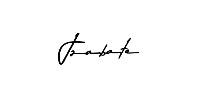 Jzabate stylish signature style. Best Handwritten Sign (Asem Kandis PERSONAL USE) for my name. Handwritten Signature Collection Ideas for my name Jzabate. Jzabate signature style 9 images and pictures png