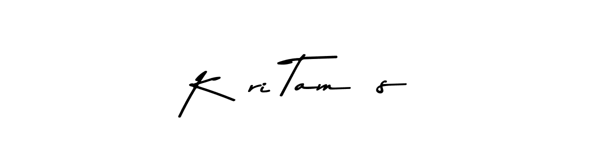 Create a beautiful signature design for name Kéri Tamás. With this signature (Asem Kandis PERSONAL USE) fonts, you can make a handwritten signature for free. Kéri Tamás signature style 9 images and pictures png