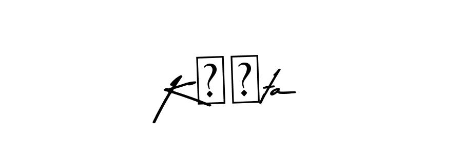 Also we have K❤️ta name is the best signature style. Create professional handwritten signature collection using Asem Kandis PERSONAL USE autograph style. K❤️ta signature style 9 images and pictures png
