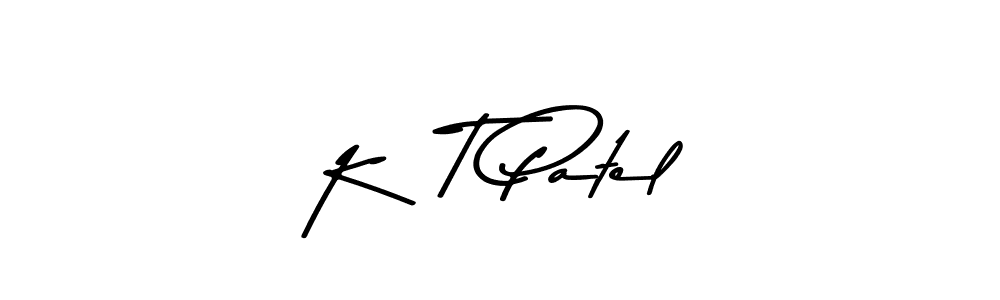 Asem Kandis PERSONAL USE is a professional signature style that is perfect for those who want to add a touch of class to their signature. It is also a great choice for those who want to make their signature more unique. Get K  T Patel name to fancy signature for free. K  T Patel signature style 9 images and pictures png