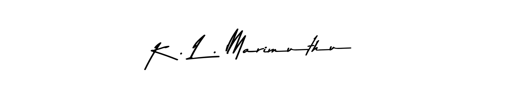 It looks lik you need a new signature style for name K . L . Marimuthu. Design unique handwritten (Asem Kandis PERSONAL USE) signature with our free signature maker in just a few clicks. K . L . Marimuthu signature style 9 images and pictures png