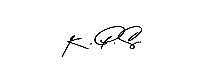 Also You can easily find your signature by using the search form. We will create K . P. S. name handwritten signature images for you free of cost using Asem Kandis PERSONAL USE sign style. K . P. S. signature style 9 images and pictures png