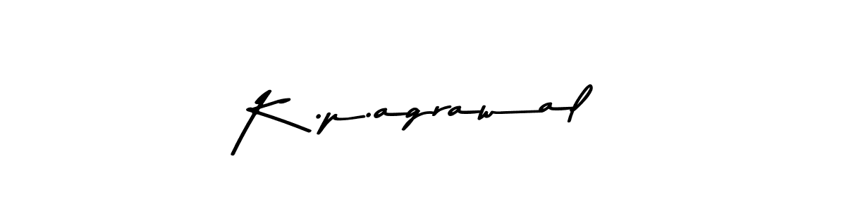 Design your own signature with our free online signature maker. With this signature software, you can create a handwritten (Asem Kandis PERSONAL USE) signature for name K .p.agrawal. K .p.agrawal signature style 9 images and pictures png