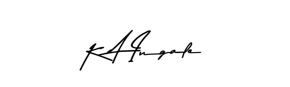 K A Ingale stylish signature style. Best Handwritten Sign (Asem Kandis PERSONAL USE) for my name. Handwritten Signature Collection Ideas for my name K A Ingale. K A Ingale signature style 9 images and pictures png