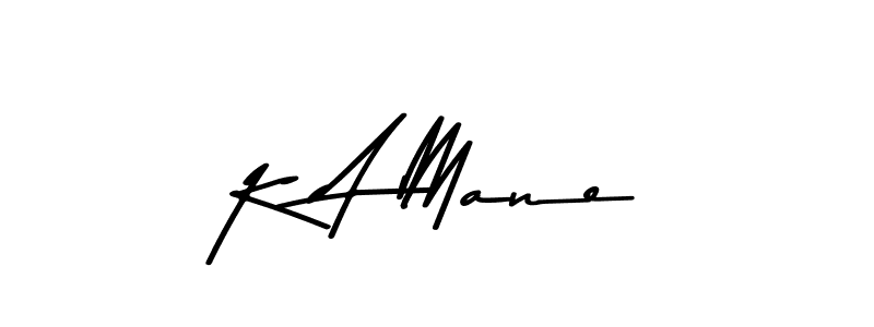 How to make K A Mane signature? Asem Kandis PERSONAL USE is a professional autograph style. Create handwritten signature for K A Mane name. K A Mane signature style 9 images and pictures png