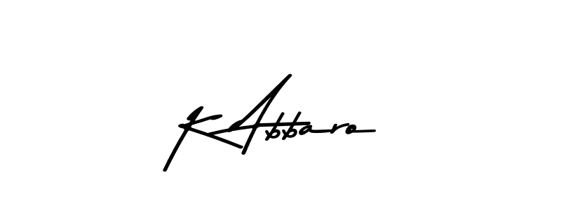 Make a beautiful signature design for name K Abbaro. With this signature (Asem Kandis PERSONAL USE) style, you can create a handwritten signature for free. K Abbaro signature style 9 images and pictures png