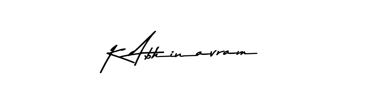 How to make K Abhinavram signature? Asem Kandis PERSONAL USE is a professional autograph style. Create handwritten signature for K Abhinavram name. K Abhinavram signature style 9 images and pictures png