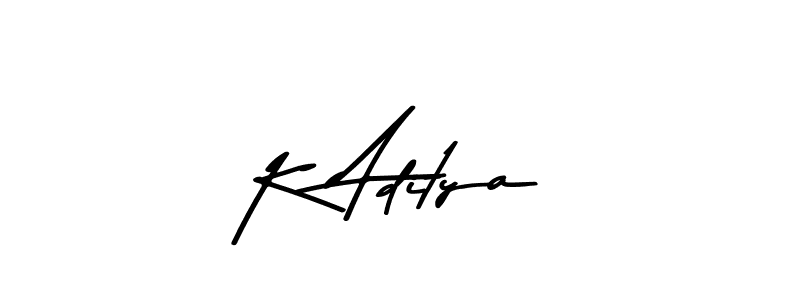 K Aditya stylish signature style. Best Handwritten Sign (Asem Kandis PERSONAL USE) for my name. Handwritten Signature Collection Ideas for my name K Aditya. K Aditya signature style 9 images and pictures png