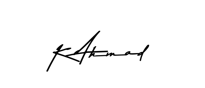 How to make K Ahmad signature? Asem Kandis PERSONAL USE is a professional autograph style. Create handwritten signature for K Ahmad name. K Ahmad signature style 9 images and pictures png