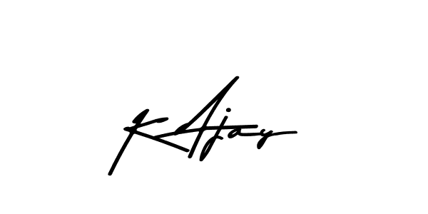 How to make K Ajay signature? Asem Kandis PERSONAL USE is a professional autograph style. Create handwritten signature for K Ajay name. K Ajay signature style 9 images and pictures png