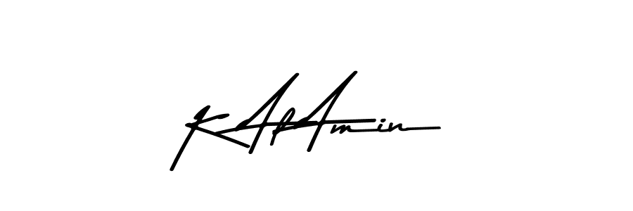 Also we have K Al Amin name is the best signature style. Create professional handwritten signature collection using Asem Kandis PERSONAL USE autograph style. K Al Amin signature style 9 images and pictures png