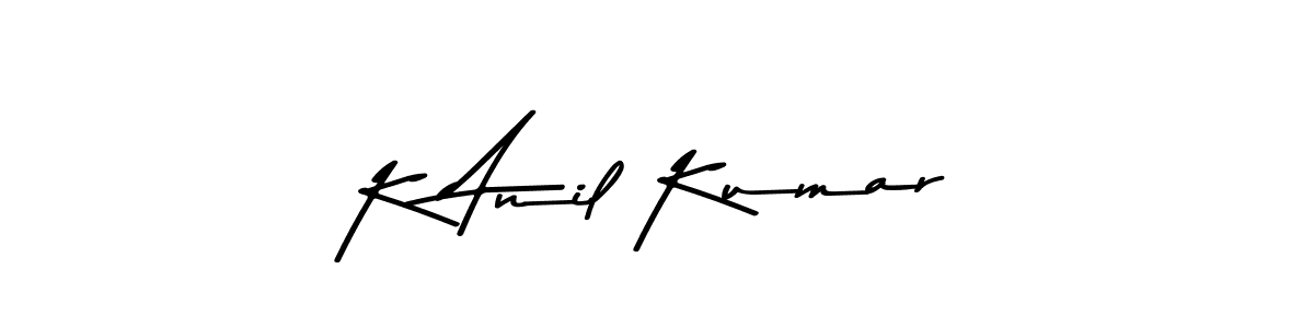 Also You can easily find your signature by using the search form. We will create K Anil Kumar name handwritten signature images for you free of cost using Asem Kandis PERSONAL USE sign style. K Anil Kumar signature style 9 images and pictures png