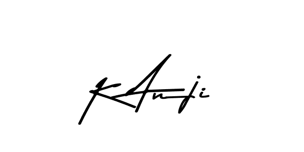 Design your own signature with our free online signature maker. With this signature software, you can create a handwritten (Asem Kandis PERSONAL USE) signature for name K Anji. K Anji signature style 9 images and pictures png