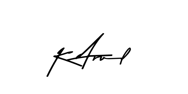 How to make K Arul signature? Asem Kandis PERSONAL USE is a professional autograph style. Create handwritten signature for K Arul name. K Arul signature style 9 images and pictures png